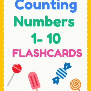 Printable Number Counting (1–10) Flashcards
